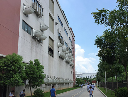 精密五金電子廠廣東長盈環(huán)?？照{(diào)安裝案例