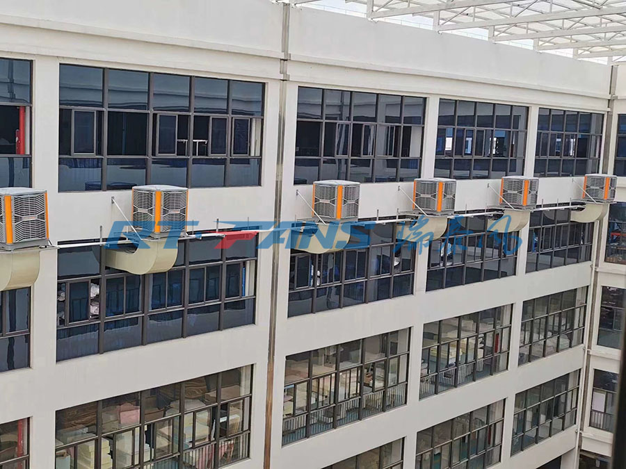 車間降溫方案,江西工業(yè)冷風機,環(huán)?？照{(diào)